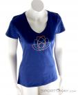 Arcteryx Cam S/S V-Neck Womens T-Shirt, , Bleu, , Femmes, 0213-10243, 5637617301, , N2-02.jpg