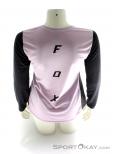 Fox Indicator LS Asym Jersey Womens Biking Shirt, Fox, Noir, , Femmes, 0236-10167, 5637619381, 884065887024, N3-13.jpg