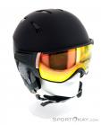 Salomon Mirage+ Photochromic Womens Ski Helmet, Salomon, Black, , Female, 0018-10840, 5637619433, 889645654447, N2-02.jpg