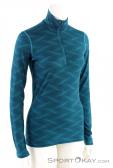 Icebreaker Oasis L/S HZ Womens Outdoor Sweater, , Turquoise, , Female, 0011-10232, 5637621061, , N1-01.jpg