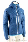 Ortovox Lavarella Jacket Womens Ski Touring Jacket, , Blue, , Female, 0016-10703, 5637621285, , N1-01.jpg