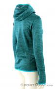 Ortovox Fleece Melange Hoody Womens Fleece Jacket, , Turquoise, , Female, 0016-10730, 5637622495, , N1-16.jpg