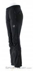 Mammut Botnica Pants Womens Ski Touring Pants, Mammut, Čierna, , Ženy, 0014-10828, 5637623197, 7613357282208, N1-06.jpg