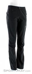 Mammut Botnica Pants Womens Ski Touring Pants Long Cut, Mammut, Negro, , Mujer, 0014-10830, 5637623206, 7613357311106, N1-01.jpg