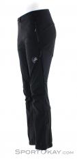 Mammut Botnica Womens Ski Touring Pants Short Cut, Mammut, Čierna, , Ženy, 0014-10831, 5637623210, 7613357311038, N1-06.jpg