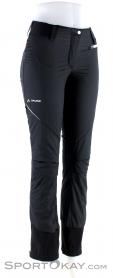 Vaude Back Bowl Pants III Womens Ski Touring Pants, Vaude, Black, , Female, 0239-10442, 5637623392, 4052285726652, N1-01.jpg