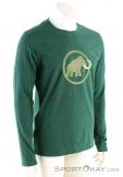 Mammut Logo L/S Mens Shirt, Mammut, Green, , Male, 0014-10844, 5637623945, 7613357264921, N1-01.jpg