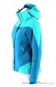 Salomon Icerocket Jacket Womens Ski Jacket, , Blue, , Female, 0018-10887, 5637623950, , N1-06.jpg