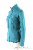 Salomon Discovery FZ Womens Ski Sweater, , Turquoise, , Female, 0018-10895, 5637624065, , N1-06.jpg
