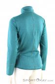 Salomon Discovery FZ Womens Ski Sweater, , Turquoise, , Female, 0018-10895, 5637624065, , N1-11.jpg