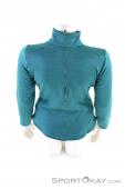 Salomon Discovery FZ Womens Ski Sweater, , Turquoise, , Female, 0018-10895, 5637624065, , N3-13.jpg