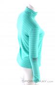 Salomon Lightning HZ Mid Womens Functional Shirt, Salomon, Turquoise, , Female, 0018-10896, 5637624317, 889645724485, N2-17.jpg