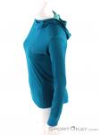 Salomon Agile LS Hoodie Womens Outdoor Sweater, Salomon, Blue, , Female, 0018-10908, 5637624343, 889645720616, N2-07.jpg
