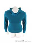 Salomon Agile LS Hoodie Womens Outdoor Sweater, Salomon, Azul, , Mujer, 0018-10908, 5637624343, 889645720616, N3-03.jpg