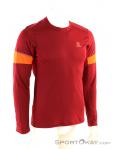Salomon Agile LS Tee Mens Shirt, , Red, , Male, 0018-10912, 5637624450, , N1-01.jpg