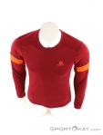 Salomon Agile LS Tee Mens Shirt, , Red, , Male, 0018-10912, 5637624450, , N3-03.jpg