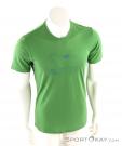 Ortovox Cool Wool Grows Mens T-Shirt, , Green, , Male, 0016-10775, 5637627609, , N2-02.jpg