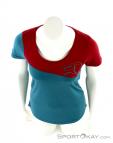 Ortovox Cool Logo Womens T-Shirt, , Blue, , Female, 0016-10647, 5637627753, , N3-03.jpg