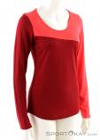 Ortovox 150 Cool Logo Long Sleeve Womens Shirt, , Red, , Female, 0016-10785, 5637627766, , N1-01.jpg