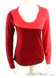 Ortovox 150 Cool Logo Long Sleeve Womens Shirt, , Red, , Female, 0016-10785, 5637627766, , N2-02.jpg