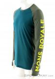 Mons Royale Temple Tech LS Mens Functional Shirt, Mons Royale, Olive-Dark Green, , Male, 0309-10000, 5637628719, 0, N1-06.jpg