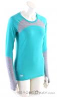 Mons Royale Bella Tech LS Womans Functional Shirt, , Turquoise, , Female, 0309-10001, 5637628738, , N1-01.jpg