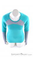 Mons Royale Bella Tech LS Womans Functional Shirt, , Turquoise, , Female, 0309-10001, 5637628738, , N3-03.jpg