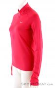 Salewa Puez PL Half-Zip Womens Sweater, Salewa, Red, , Female, 0032-10578, 5637629972, 4053865831957, N1-06.jpg
