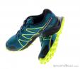 Salomon Speedcross 4 Mens Running Shoes, Salomon, Turquoise, , Hommes, 0018-10930, 5637632269, 889645758619, N3-08.jpg