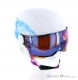 Alpina Crat Le Visor Kids Ski Helmet, , Blanc, , Garçons,Filles, 0027-10124, 5637635945, , N2-02.jpg