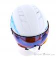 Alpina Crat Le Visor Kids Ski Helmet, , Blanc, , Garçons,Filles, 0027-10124, 5637635945, , N3-03.jpg