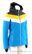 CMP Zip Hood Womens Ski Jacket, , Blue, , Female, 0006-10379, 5637636914, , N1-01.jpg