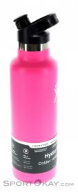 Hydro Flask 21oz Std Mouth 0,621l + Sport Cap Thermos Bottle, Hydro Flask, Pink, , , 0311-10002, 5637639031, 817318023276, N2-17.jpg
