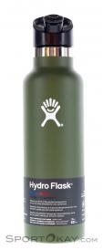 Hydro Flask 21oz Std Mouth 0,621l + Sport Cap Botella térmica, Hydro Flask, Verde oliva oscuro, , , 0311-10002, 5637639035, 817318023245, N1-01.jpg