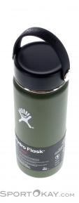 Hydro Flask 18oz Wide Mouth 0,532l Bouteille thermos, Hydro Flask, Vert foncé olive, , , 0311-10005, 5637639093, 817318023603, N3-03.jpg