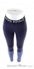 Mons Royale Olympus 3.0 Legging Merino Donna Pantacollant, Mons Royale, Blu, , Donna, 0309-10013, 5637640477, 9420057408245, N3-03.jpg