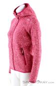 CMP Strickfleece Fix Hood Girls Outdoor Sweater, CMP, Rouge, , Filles, 0006-10283, 5637640523, 8056381064676, N1-06.jpg
