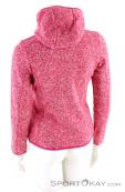 CMP Strickfleece Fix Hood Mädchen Outdoorsweater, , Rot, , Mädchen, 0006-10283, 5637640523, , N2-12.jpg