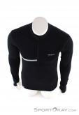 Mons Royale Alta Tech Half Zip Mens Shirt, , Black, , Male, 0309-10021, 5637641206, , N3-03.jpg