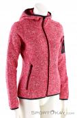 CMP Strickfleece Womens Sweater, CMP, Red, , Female, 0006-10406, 5637641352, 8056381210882, N1-01.jpg
