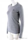 Odlo SUW Top Natural Merino Warm LS Womens Functional Shirt, Odlo, Sivá, , Ženy, 0005-10109, 5637644120, 7613361336591, N1-06.jpg