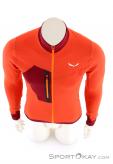 Salewa Pedroc PTC Full Zip Mens Sweater, , Orange, , Hommes, 0032-10586, 5637647258, , N3-03.jpg