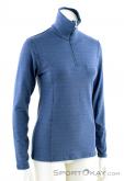 Löffler Transtex Zip-Rolli Basic Womens Running Sweater, Löffler, Blue, , Female, 0008-10141, 5637648323, 0, N1-01.jpg
