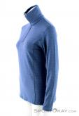 Löffler Transtex Zip-Rolli Basic Womens Running Sweater, Löffler, Bleu, , Femmes, 0008-10141, 5637648323, 0, N1-06.jpg
