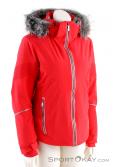 Spyder Diabla Faux Fur Womens Ski Jacket, Spyder, Rose, , Femmes, 0039-10188, 5637650152, 191839062854, N1-01.jpg