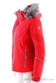 Spyder Diabla Faux Fur Womens Ski Jacket, Spyder, Rosa subido, , Mujer, 0039-10188, 5637650152, 191839062854, N1-06.jpg
