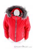 Spyder Diabla Faux Fur Womens Ski Jacket, Spyder, Pink, , Female, 0039-10188, 5637650152, 191839062854, N3-03.jpg