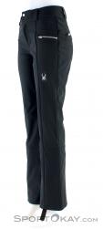 Spyder Strutt Softshell Womens Ski Pants, Spyder, Čierna, , Ženy, 0039-10192, 5637650210, 191839057454, N1-06.jpg