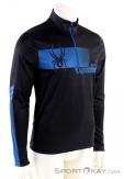 Spyder Limitless Retro Zip T-Neck HZ Mens Ski Sweater, , Black, , Male, 0039-10207, 5637650835, , N1-01.jpg