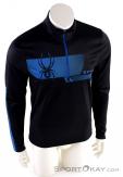 Spyder Limitless Retro Zip T-Neck HZ Mens Ski Sweater, , Black, , Male, 0039-10207, 5637650835, , N2-02.jpg